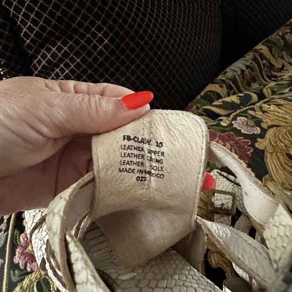 Freebird snake leather sandals - Picture 6 of 6